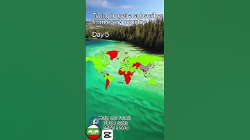 Trying to get a subscriber from every country Day 5 #map #like #subscribe #mapper #shorts