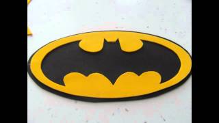 MANUALIDADES: PATRON GOMA EVA BAtMAN PARA DULCERO ( RUBBER EVE OF BATMAN  FOR RUCKSACK CONFECTIONER) - YouTube