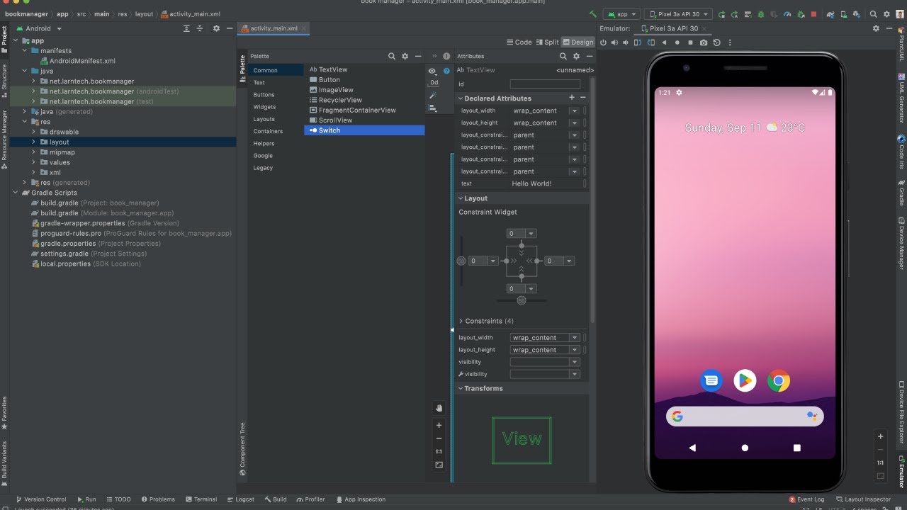 android studio emulator - build and run your project on android emulator -  YouTube