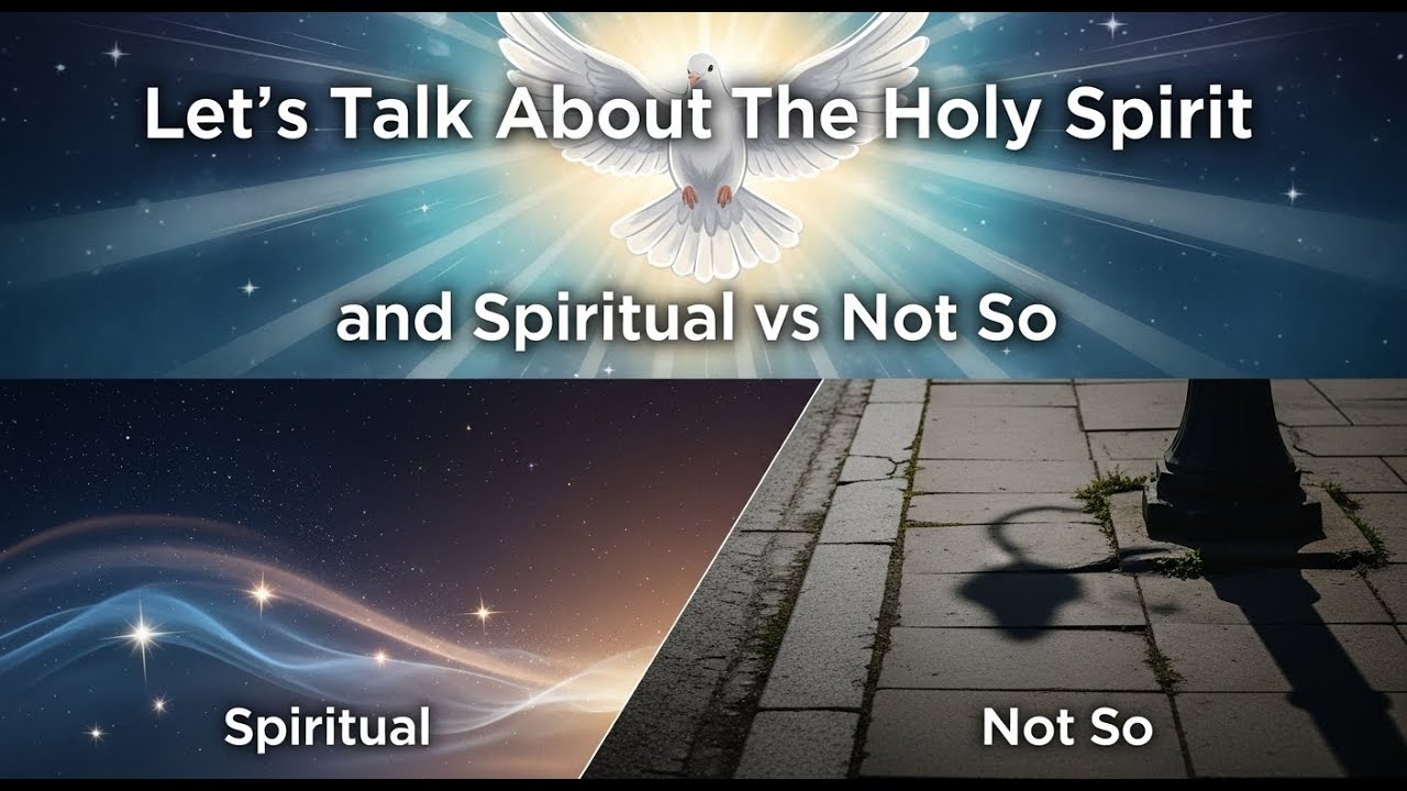 Let's Talk About The Holy Spirit and Spiritual vs Not So - YouTube