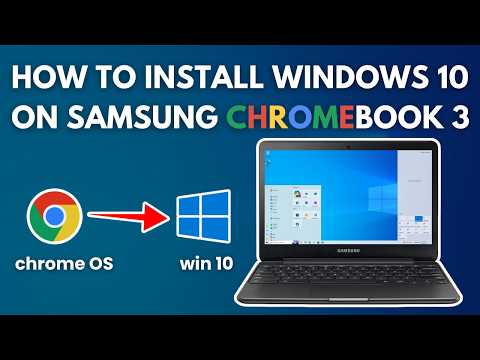 How to install Windows 10 on Samsung Chromebook 3 #viralvideo