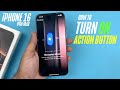 How To Use Action Button On iPhone 16 / 16 Pro