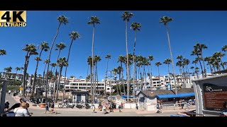 San Clemente Beach Walk 🇺🇸 | California Coast 4K | Pier & Ocean Views