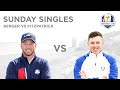 Daniel Berger defeated Matt Fitzpatrick 1UP | Singles Match | 2020 Ryder Cup