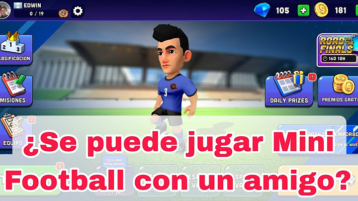 ¿Se puede jugar MINI FOOTBALL con un amigo?
