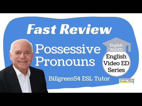 What Are Possessive Pronouns? Fast Review | English Grammar Lessons