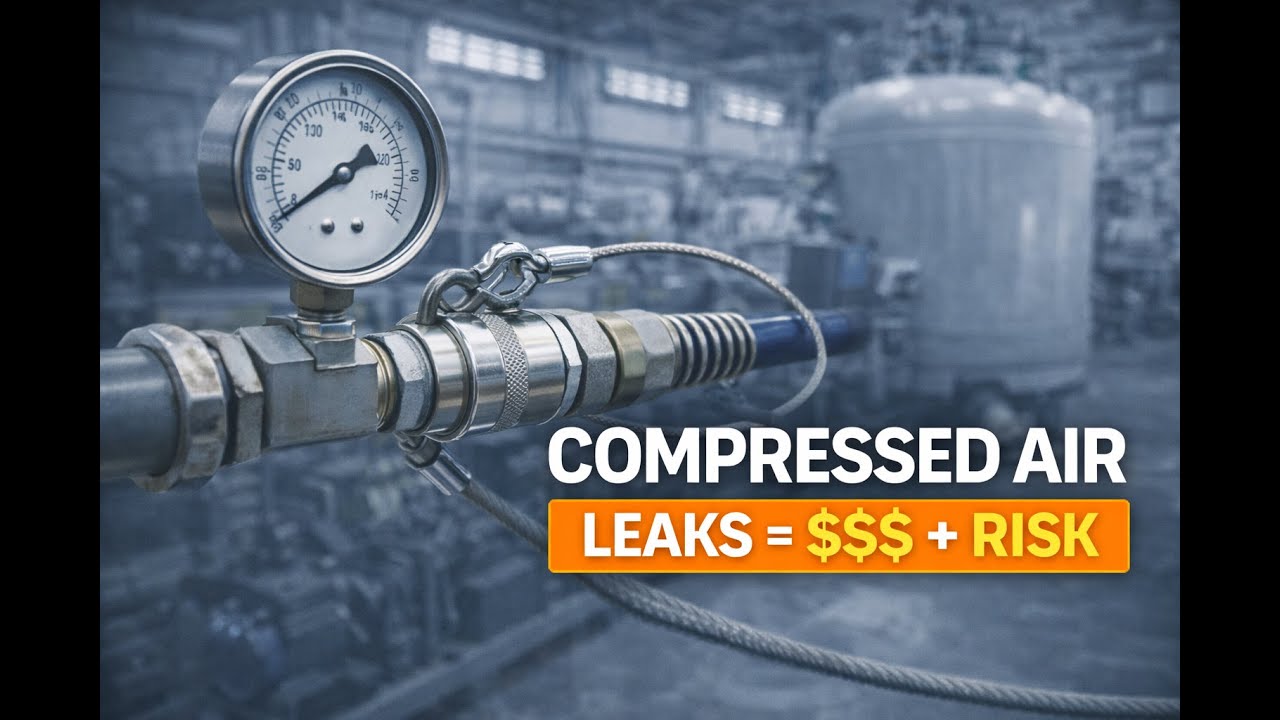 Compressed Air Systems in 2 Minutes: Compressor + Air Tank Basics