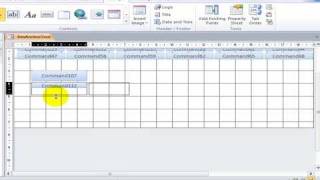 How to use Anchoring tool, new feature in Access 2007 and up