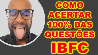 NINGUÉM ACREDITA ! Como acertar 100% das questões da banca IBFC : DICAS DE CONCURSADO EM MAIS DE 10 screenshot 3