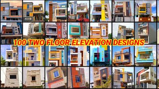 100 Second Floor Elevation Designs//Best Double Floor Designs//Ramu House Construction