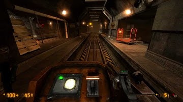 Half Life Black Mesa Source Gameplay (Part 4) HD (On a Rail - Apprehension)