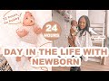 DAY IN THE LIFE WITH NEWBORN | MOM VLOG