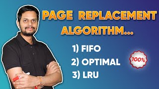Page replacement algorithm in hindi | optimal page replacement algorithm in hindi | FIFO | LRU