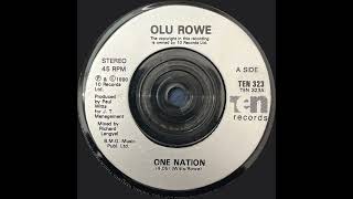 Olu Rowe – One Nation  -- 1990  --  #housemusic #house #deephouse