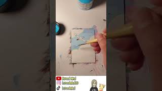 Sailing Wingull | Cardpainting | #shorts