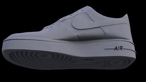 Cinema 4D - Nike Air Force One (3D Modelling)