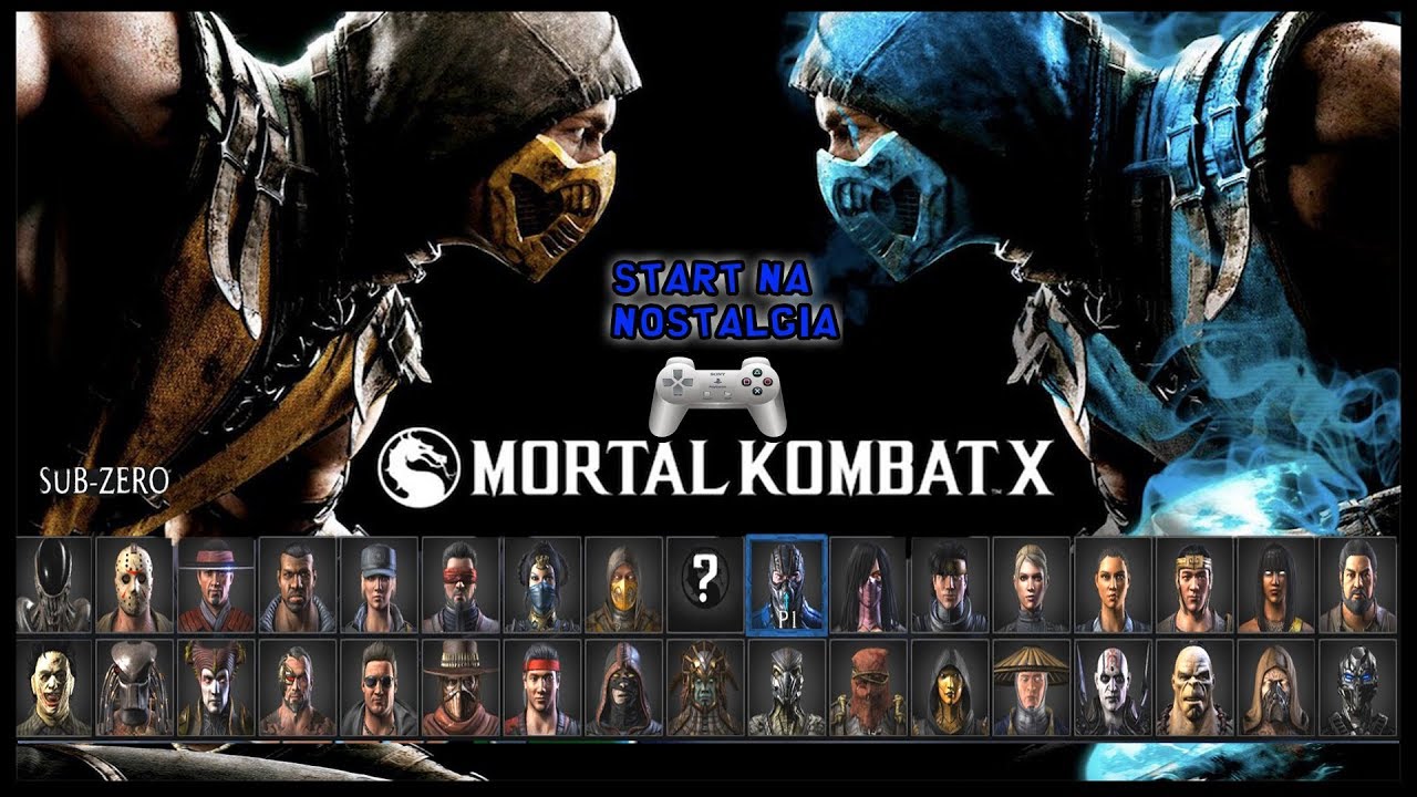 MK10 - Mortal Kombat X - Todos os personagens / All Characters
