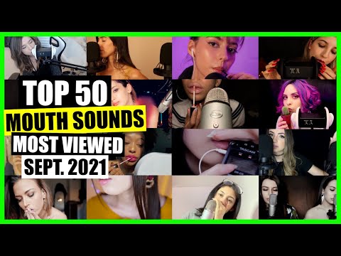 ASMR / MOUTH SOUNDS (Inaudible, Rare, Kissing) / TOP 50 / ASMR Charts