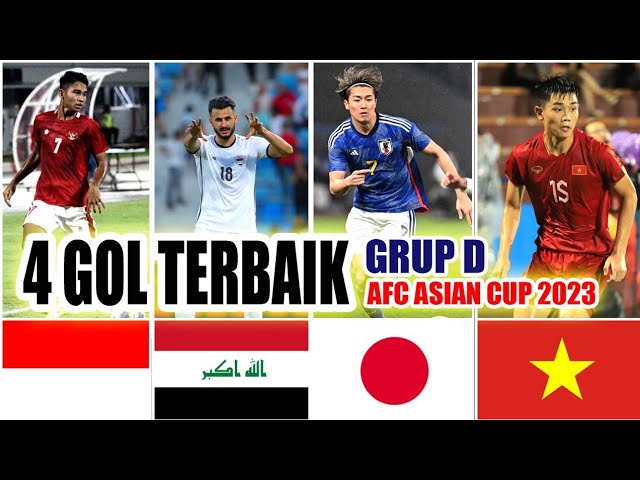 4 Gol terahaay dan terbaik penyisihan grup D | AFC Asian Cup 2023 Qatar class=
