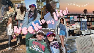 weekly diaries 🤠🗓️ baseball game, new phone, hiking, lots of work, new books   more!