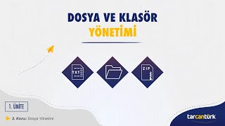 5.1.7 - Dosya Ve Klasör Yönetimi - Dosya Uzantıları 5. Sınıf Bilişim Teknolojileri Ve Yazılım