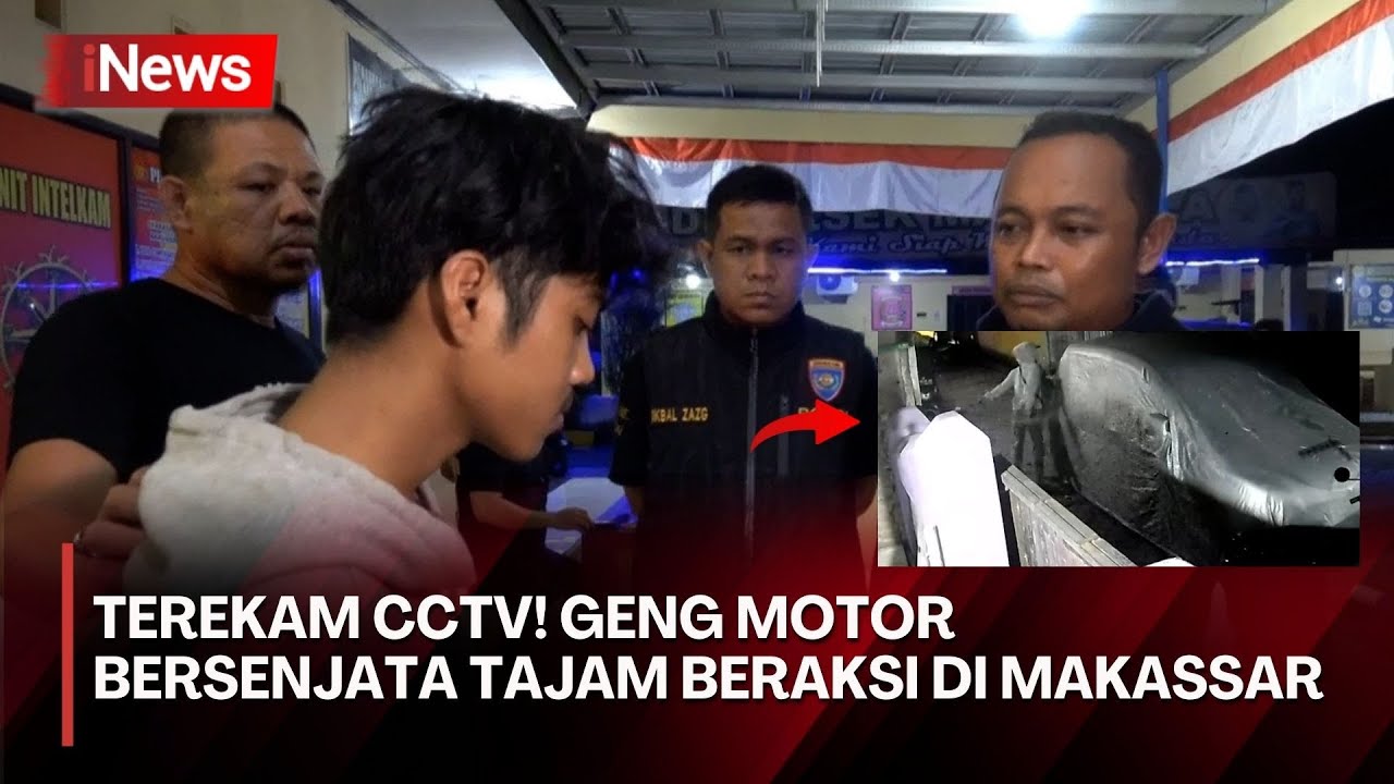 4 Anggota Geng Motor Ditangkap Usai Penyerangan Brutal di Makassar