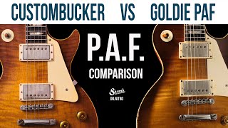 Gibson Custombucker VS 8Bomb Goldie PAF [pickups comparison]