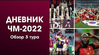 Обзор 3 тура и группового этапа ЧМ-2022! Вылеты Германии и Бельгии