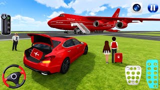 🚗✈️ New Red Car to Plane Travel Experiment 🔥🚊3D Driving Class 2026🧯 Android Gameplay screenshot 3