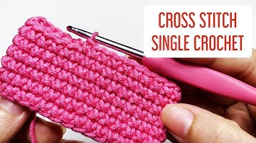 MÓC LEN CƠ BẢN: Hướng dẫn móc mũi đơn X | NoLi Handmade