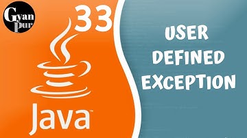 Explain User defined Exception in Java| Java tutorial for beginners