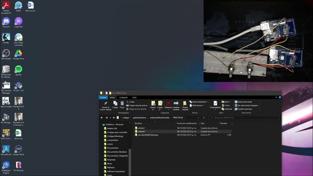 Servidor multi cliente Python + Arduino Parte 3 - YouTube