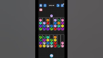 Lv 406 Ball Sort Puzzle - Color Game / 顏色分類遊戲 / ボールソーティングパズル (Guru Game)  #ballsortpuzzle