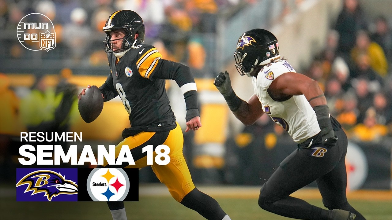 Baltimore Ravens vs. Pittsburgh Steelers | Resumen NFL en español - Semana 18 | NFL Highlights 2025