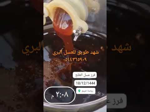 عسل الطلح شهد طويق ١٤٤٤ ١٢ ١٨