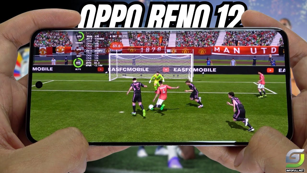 Oppo Reno 12 test game EA SPORTS FC MOBILE 24