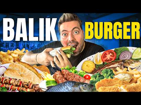 BALIKÇI'DA TÜM MENÜYÜ YEDİM ! BALIK KOKOREÇ, BALIK BURGER )