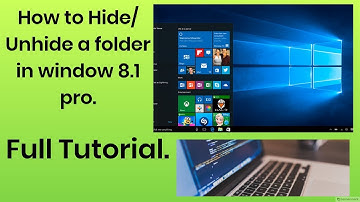 how to hide a folder in window 8.1 pro.