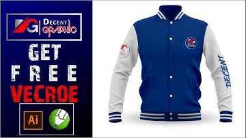 Free Men’s Varsity Jacket Mockup & Get Free Vector(Illustrator and CorelDRAW)