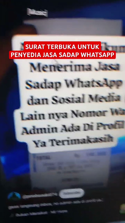 Buktikan dong kalau jasa sadap whatsapp itu real dan tidak nipu! #sadapwhatsapp #jasasadapwa