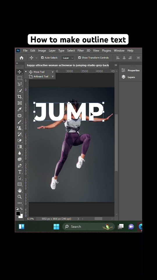 How To Create Outline Text In Photoshop How To Create Outline Text In Photoshop