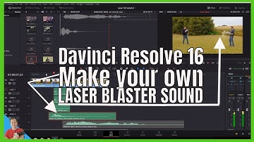 Davinci Resolve 16 How to make a Laser Blaster Sound fx