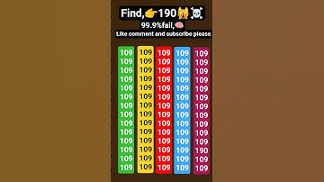 find the number #like #subscribe