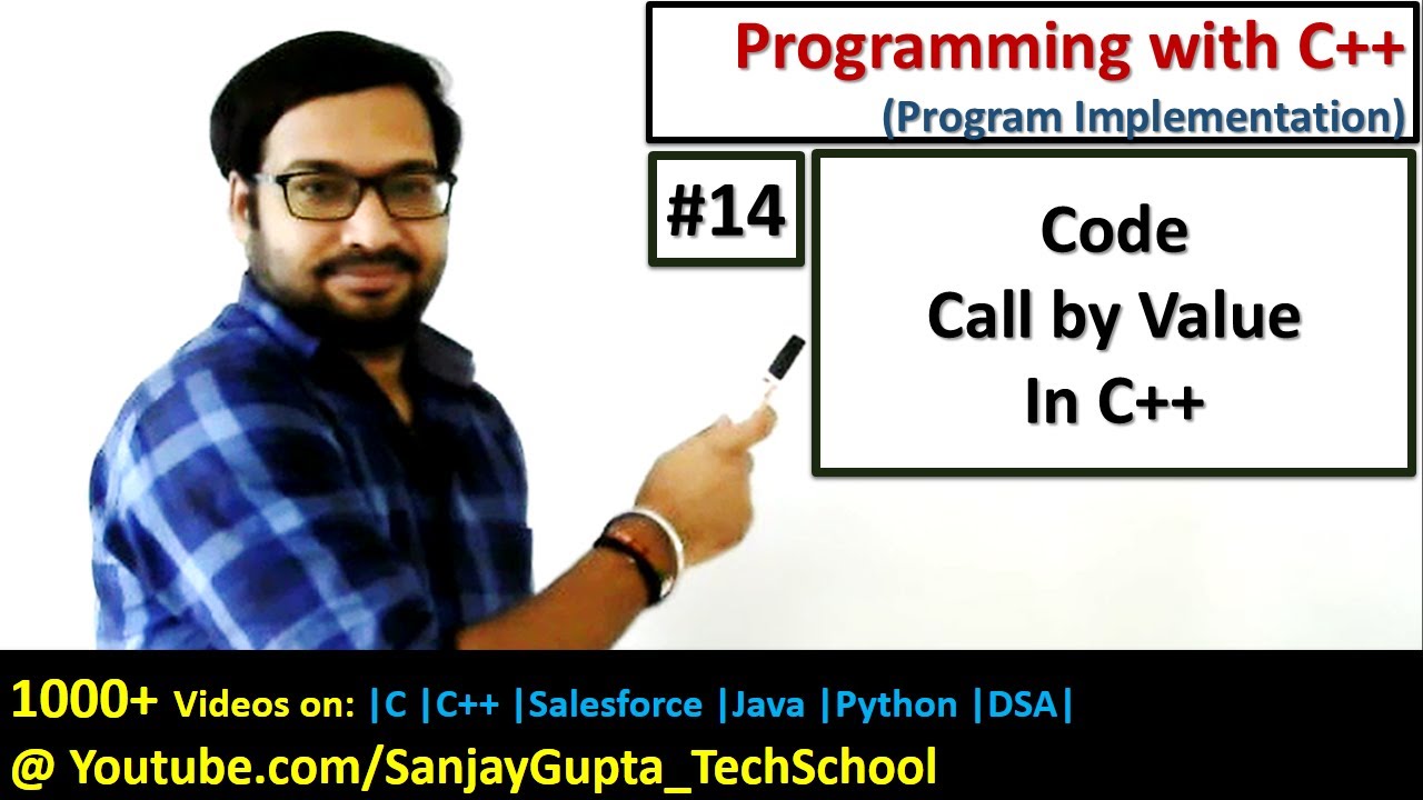 14 C++ Call by Value Method - Learn Easy C++ Language Tutorials by ...