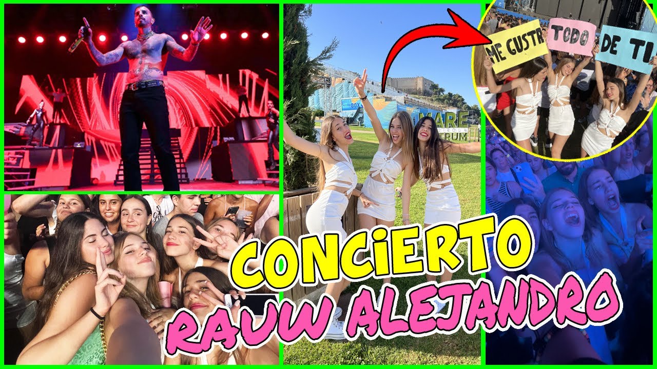 VOY AL CONCIERTO DE RAUW ALEJANDRO CON MIS AMIGAS  | El mundo de Indy