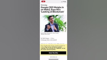 Google CEO Sundar Pichai says about Blockchain #google #ceo #sundarpichai #blockchain #web3 #crypto