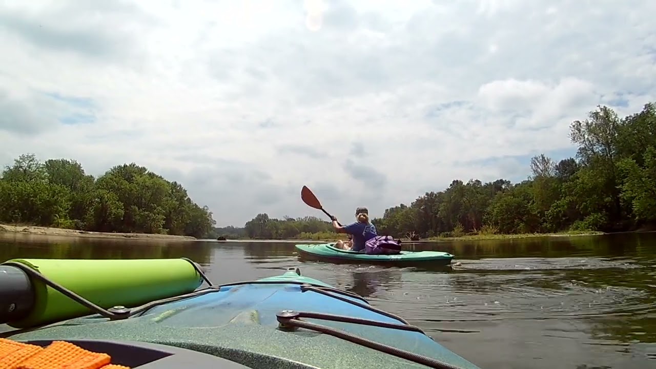 Kayaking the hills of Martinsville.  White River Waverly Park to Henderson Ford
