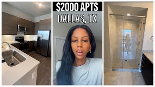 $2000 DALLAS APARTMENT TOUR/SEARCH! What $2000/Month gets you in Dallas LUXURY HIGH RISE APARTMENTS