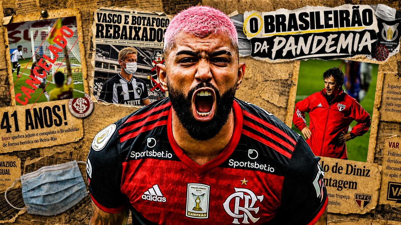 Quando uma pandemia QUEBROU o futebol brasileiro | Brasileirão 2020