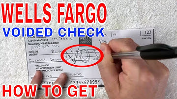✅ How To Get A Voided Wells Fargo Check 🔴